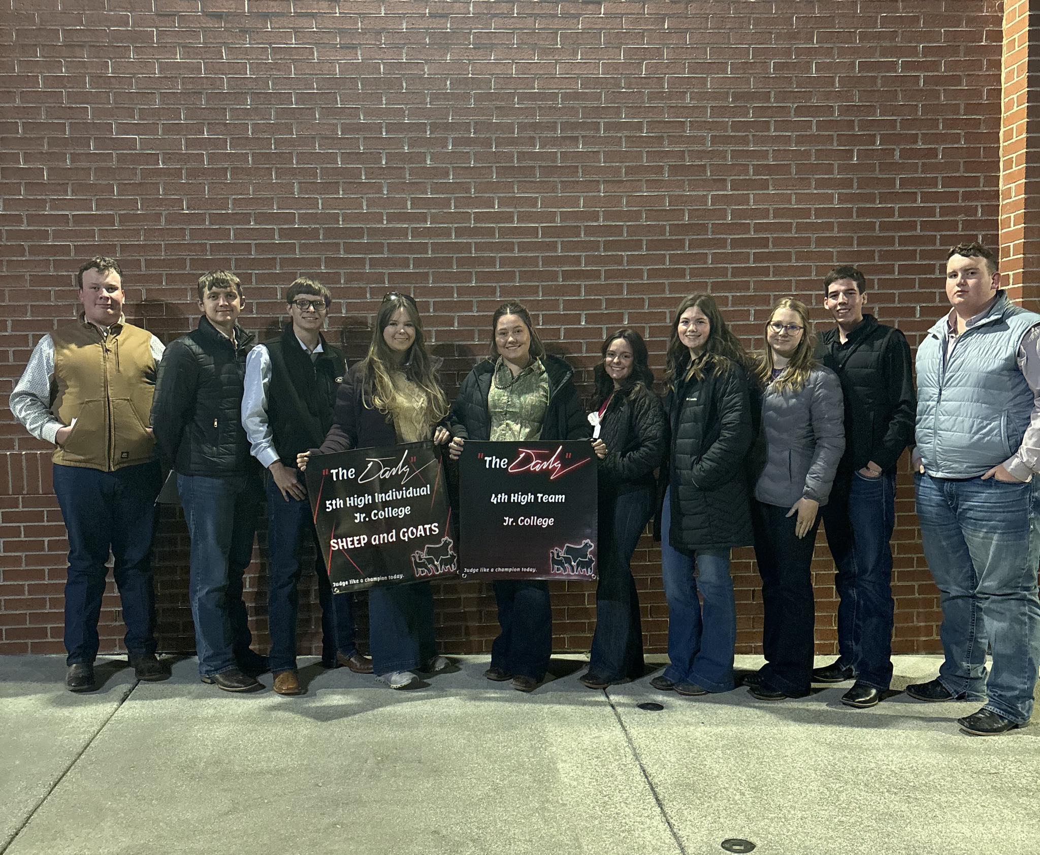 Livestock Finished 4th at "The Darby"